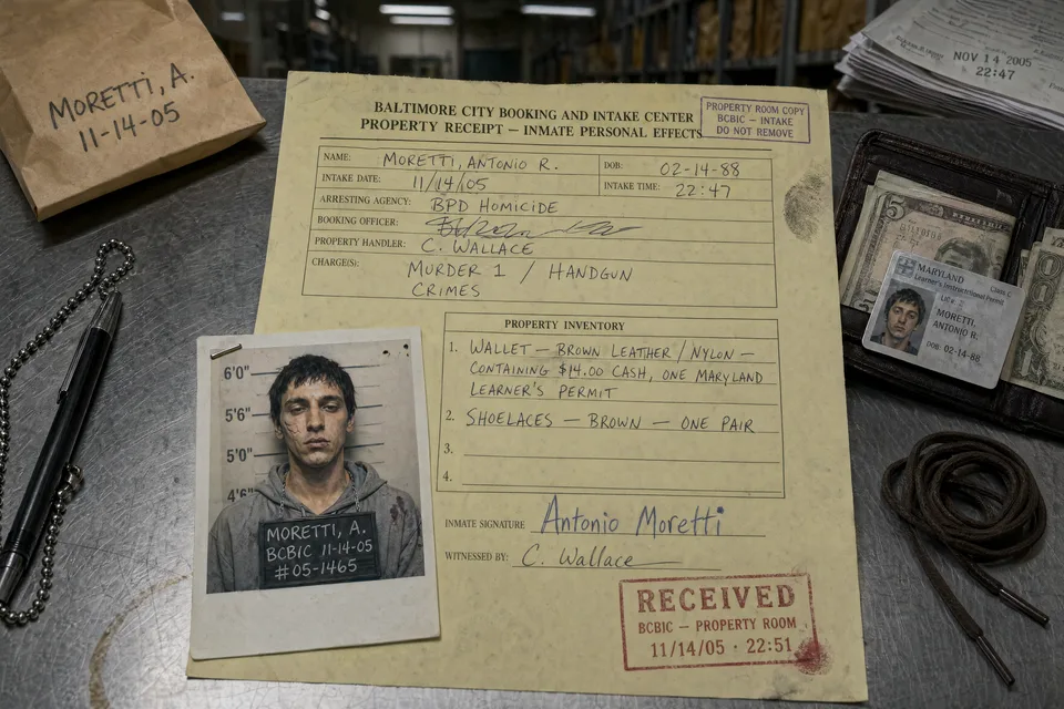 Property Receipt · Moretti, A. R.