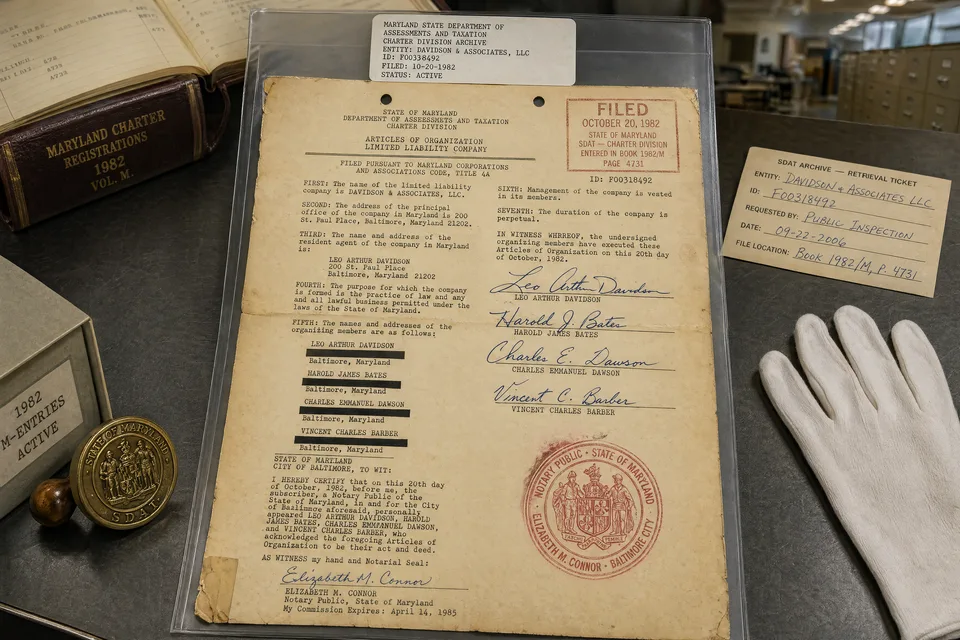 Articles of Organization