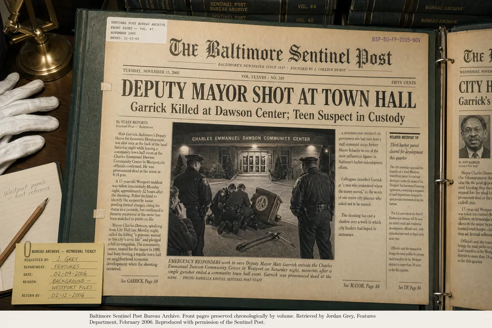 Deputy Mayor Shot at Town Hall